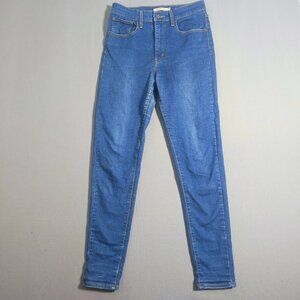 Levi's jeans women's size W30/L30 denim blue colour Mile High Super Skinny